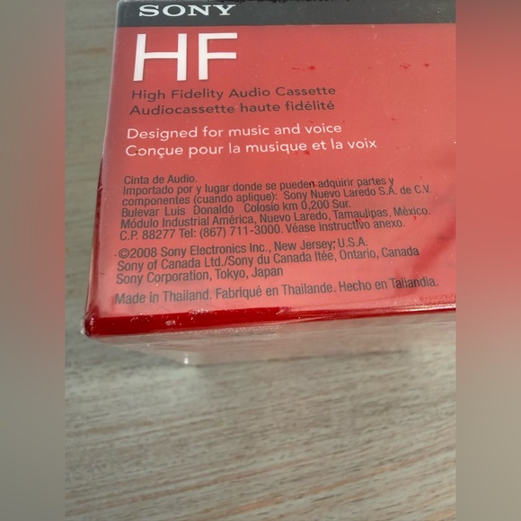 SONY HF 90 C90HFR 10-Pack Blank Audio Cassettes Sealed NOS Type 1 Normal Bias 08 - Picture 5 of 6